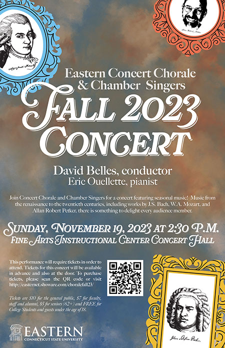 Eastern Concert Chorale & Chamber Singer Fall 2023 Concert