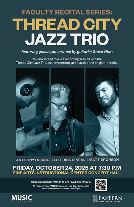 Faculty Recital Series: Thread City Jazz Trio